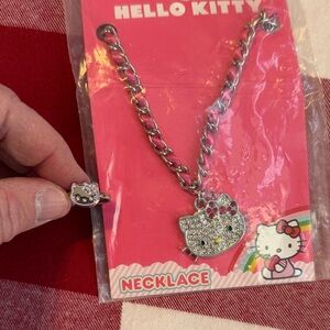 Hello Kitty Necklace Ring Set